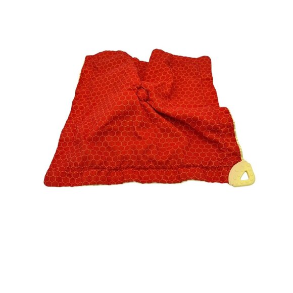 Disney‎ Winnie the Pooh SWEET AS HONEY Hunny Red Lovey Yellow Teether Satin Trim - Picture 4 of 5